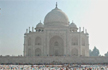 VHP activists vandalise gate to Taj Mahal, say it blocks access to Shiva Temple